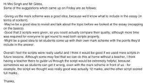 lesson study preparing for as essay writing teacherhead student email giving feedback on the process