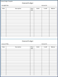 General Ledger Template Printable Sheets Knowing So Full Size Of