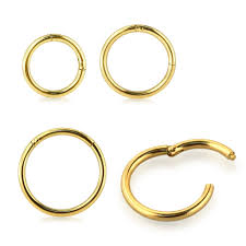 14k solid gold nose ring piercings works