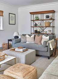 7 ways to style a gray sofa and