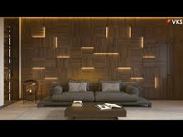 wooden wall panel interior design
