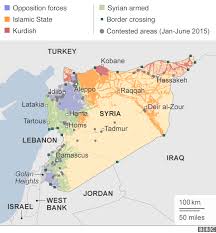 Syria topographic map, elevation, relief. Syria Mapping The Conflict Bbc News