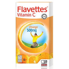 After opening and closing over and over the air may oxidize the tablets. Flavettes Vit C 500mg Orange Tab 60 S