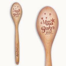 personalised engraved wooden cooking