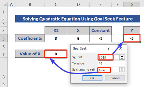 Solving Equations In Excel 5 Useful