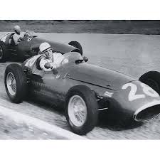 Ferrari since 1947, italian excellence that. Stirling Moss With Maserati And Juan Manuel Fangio With Ferrari 1956 All4prints