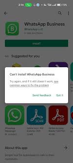 whatsapp buisness app google play