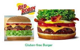 gluten free menu at red robin