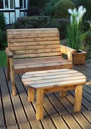 Deluxe Bench Set Quality Wooden Garden