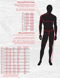 Fly Racing Size Chart Dirt Bike Mens And Youth