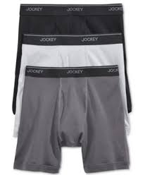 Jockey Mens 3 Pack Essential Fit Staycool Cotton Boxer