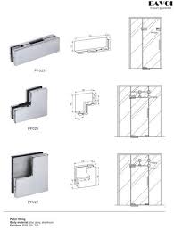 Patch Fitting Glass Hardware