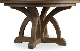 If you have a big family or invite friends for dinner often, you most likely need a large dining room table to accommodate your guests. Hooker Furniture Dining Room Corsica Round Dining Table W 1 18in Leaf 5180 75203