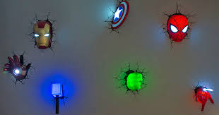These 3d Superhero Night Lights Are