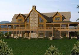 Large Log Home Floor Plans From 3000 To