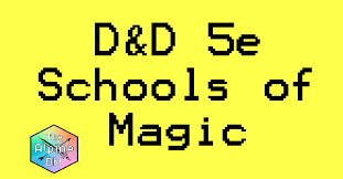 The only spells you can cast directly from a book are the rituals you have in your spellbook (or in your. Simple Guide To D D 5e Schools Of Magic The Alpine Dm