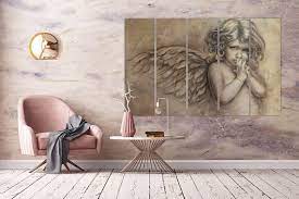 Angel Wall Art Paintings On Canvas