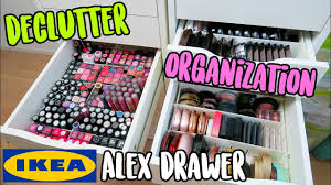 organize ikea alex drawers