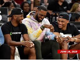 While talking to the press on monday, he was specifically asked about what lebron james said about the nba not giving their players enough time to rest during this new season setup. Lebron Russell Westbrook And Chris Paul Take In Wnba Game Pre Trade