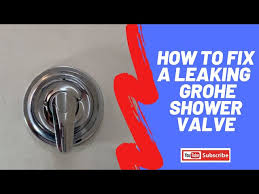 how to fix a leaking grohe shower valve