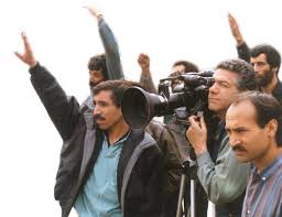 مخملباف در فیلمبرداری فیلم شبهای زاینده رود