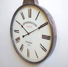 Pocket Watch Vintage Wall Clock Brass