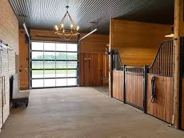 Horse Barn Features Haas Garage Doors