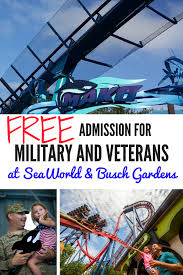 veterans at seaworld or busch gardens