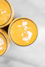 creamy orange cantaloupe smoothie eat