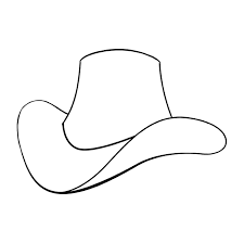 Begin by drawing two curved lines, set at a slight diagonal. How To Draw A Cowboy Hat Really Easy Drawing Tutorial