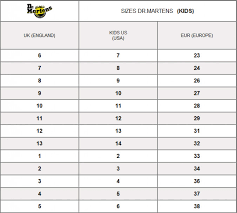 Dr Martens Size Chart Au Best Picture Of Chart Anyimage Org