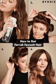 how to get farrah fawcett hair one