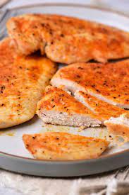 Cooking Thin Sliced Chicken Breast In Pan gambar png