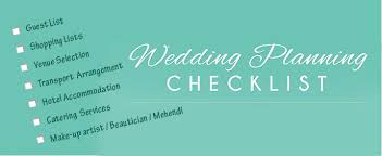 Wedding Planning Checklist Plan Early Plan Well