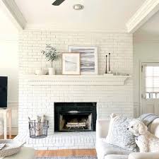 White Brick Fireplace