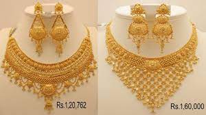 2020 best gold necklace set gold