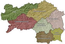 Steiermark regionen und städte auf der karte. Die Regionen Der Steiermark Landesentwicklung Land Steiermark