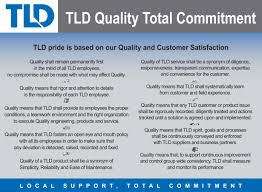 Our Commitment To Quality Tld Gse