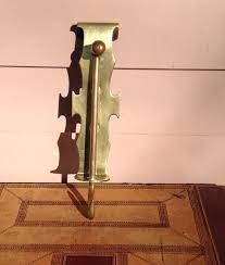 Real Antique Brass Adjustable Hook 1880