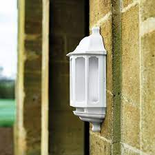 asd led half lantern outdoor wall light