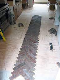 laying a parquet floor