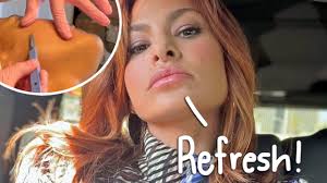 what eva mendes shaves her face in