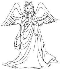An angel is a celestial creature in many traditions and religions. Free Premium Templates Free Premium Templates Angel Coloring Pages Christmas Coloring Pages Jesus Coloring Pages