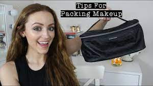 what s in my travel makeup bag you