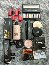 mac and huda beauty makeup combo type