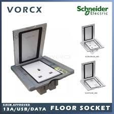 schneider floor socket e228426 13a