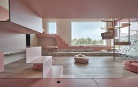 pink holiday home by kc design studio