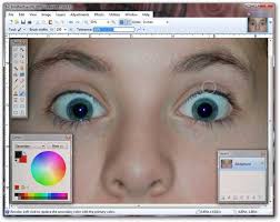 use paint net to remove red eye from