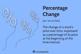 percene changes and how to calculate