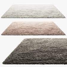 carpets with long pile 3d model cgtrader